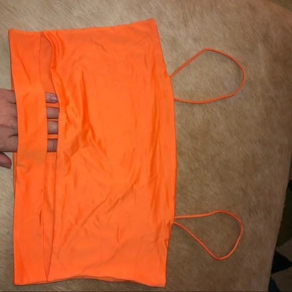 4/$20 2 Nwot Shein neon crop tops, pink is xs orange S - Picture 5 of 11